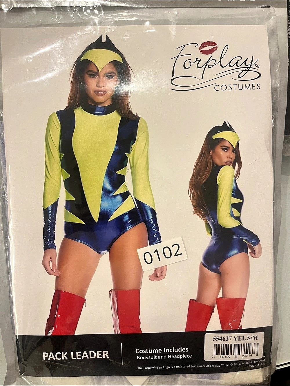 Forplay Pack Leader Color Block Costume S/M